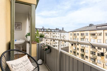 Balkong eller utsiktsbild