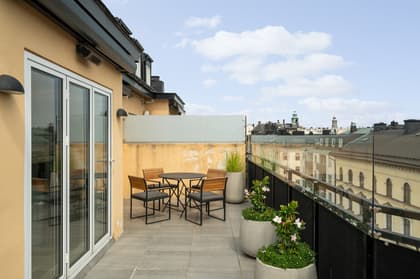 Balkong eller utsiktsbild