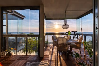 Balkong eller utsiktsbild