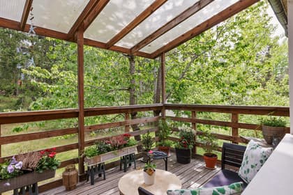 Balkong eller utsiktsbild