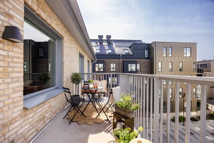 Balkong eller utsiktsbild