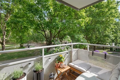 Balkong eller utsiktsbild