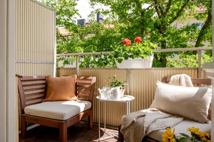 Balkong eller utsiktsbild