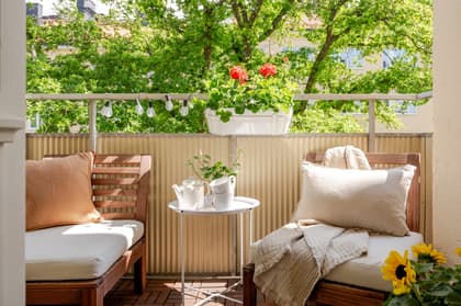 Balkong eller utsiktsbild