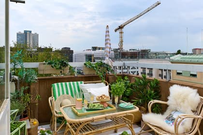 Balkong eller utsiktsbild