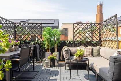 Balkong eller utsiktsbild