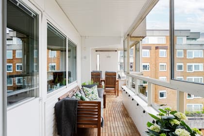 Balkong eller utsiktsbild