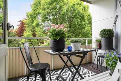 Balkong eller utsiktsbild