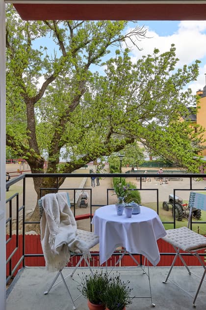 Balkong eller utsiktsbild