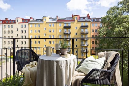 Balkong eller utsiktsbild