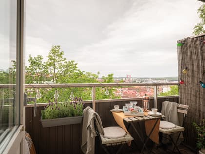 Balkong eller utsiktsbild