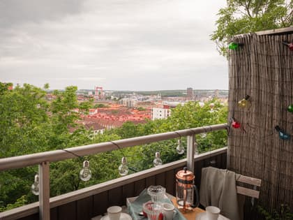 Balkong eller utsiktsbild