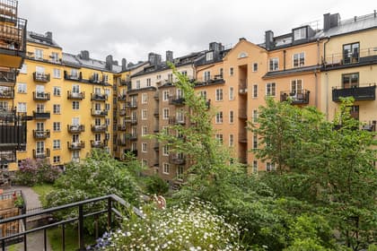 Balkong eller utsiktsbild