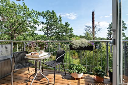 Balkong eller utsiktsbild