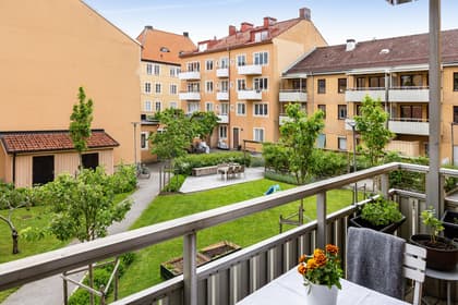 Balkong eller utsiktsbild