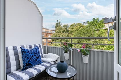 Balkong eller utsiktsbild