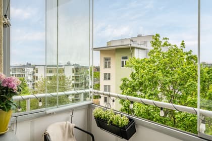 Balkong eller utsiktsbild