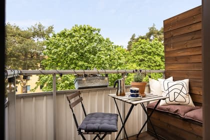 Balkong eller utsiktsbild