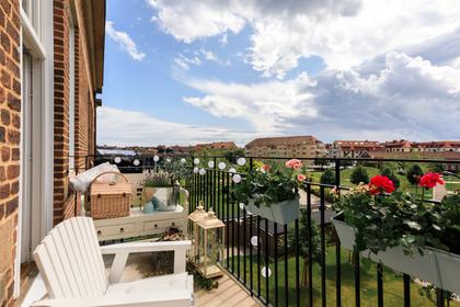 Balkong eller utsiktsbild