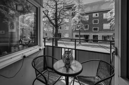 Balkong eller utsiktsbild