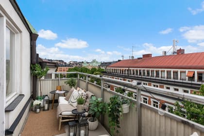 Balkong eller utsiktsbild