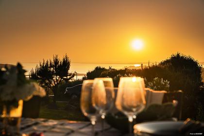 Balkong eller utsiktsbild