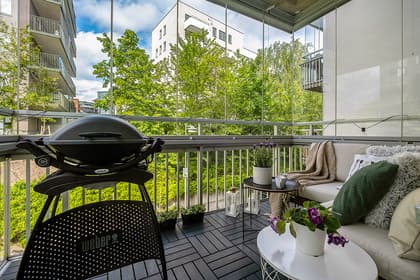 Balkong eller utsiktsbild