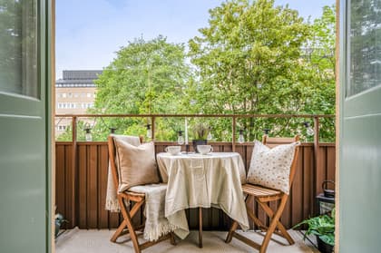 Balkong eller utsiktsbild