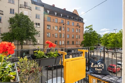 Balkong eller utsiktsbild