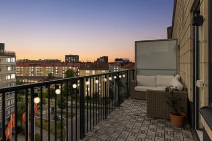 Balkong eller utsiktsbild