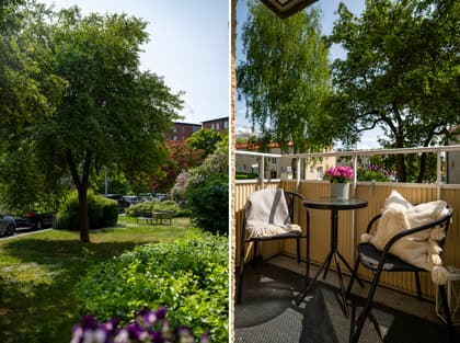 Balkong eller utsiktsbild