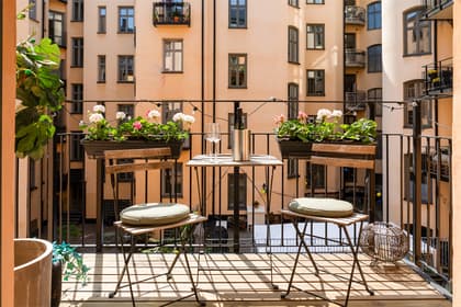 Balkong eller utsiktsbild