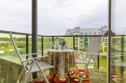 Balkong eller utsiktsbild