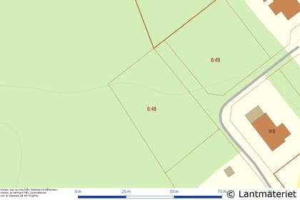 Illustrerad karta över fastigheten eller området