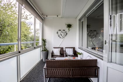 Balkong eller utsiktsbild