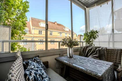 Balkong eller utsiktsbild