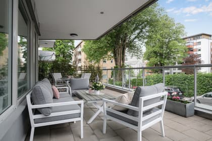 Balkong eller utsiktsbild