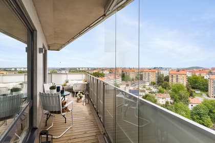 Balkong eller utsiktsbild