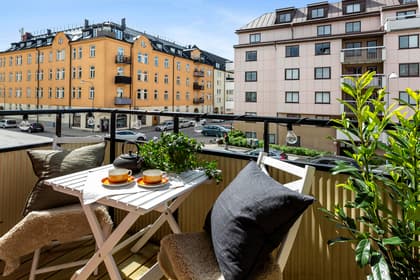 Balkong eller utsiktsbild