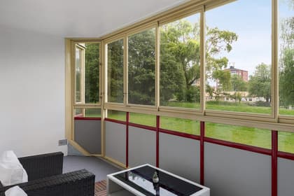 Balkong eller utsiktsbild