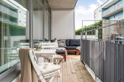 Balkong eller utsiktsbild