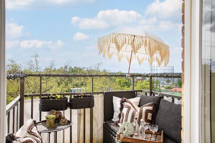 Balkong eller utsiktsbild