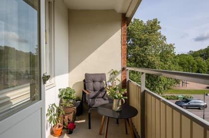 Balkong eller utsiktsbild