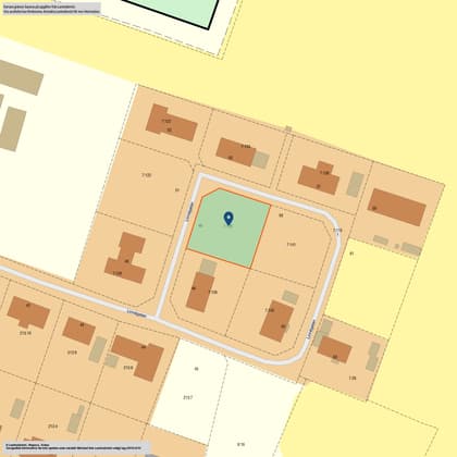 Illustrerad karta över fastigheten eller området