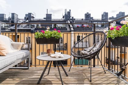 Balkong eller utsiktsbild