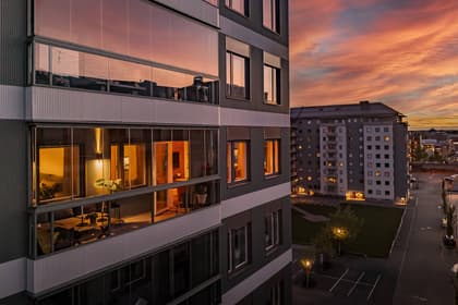 Balkong eller utsiktsbild