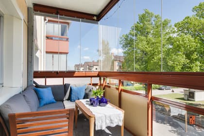 Balkong eller utsiktsbild