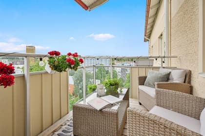 Balkong eller utsiktsbild