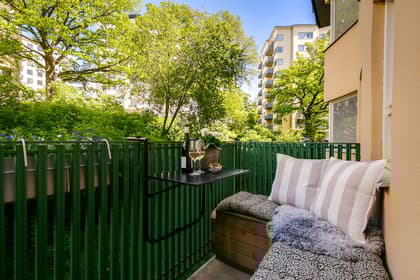 Balkong eller utsiktsbild