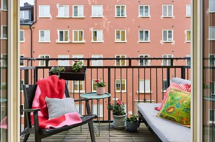 Balkong eller utsiktsbild